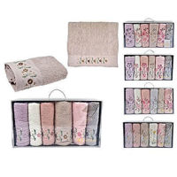 Textile de casă Promstore 53375 Set prosoape 6buc, 50x90cm, NH Mimoza Clara 3D, bumbac