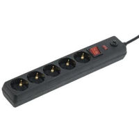 Фильтр электрический IEK 2011031 Prelungitor cu filtru сф-05k 5prize 16a 3m 3x1mm negru