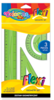 Set de rigle pliabile Flexi 15 cm Colorino