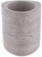Стакан для зубных щёток Tendance 56214 cu efect de beton, gri, polirasina