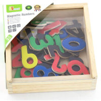 Игрушка Viga 50325 Cifre magnetice colorate, 37 buc