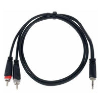 Кабель для AV CORDIAL EY 1 WCC notebook 1xJack stereo 3,5/2xRCA 1M 14854