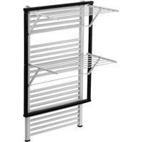 Сушилка для белья Arredamenti Italia Klaus nero, на полотенцесушитель, черный