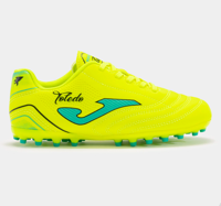 Детские бампы JOMA - TOLEDO JR 2411 LEMON FLUOR TURQUOISE ARTIFICIAL GRASS