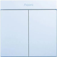 Întrerupător electric Aqara ZNQBKG25LM Blue H1M - 2 клавиши (c нулём) квадратный подрозетник