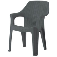 Стул Hydro S Пластиковый стул Babel, 62x85x42, Антрацит