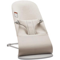 Детское кресло-качалка BabyBjorn 006187A Bliss 3D jersey, Light Beige