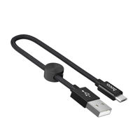 Hoco Cable USB to Micro USB X35 Premium 2.4A 0.25m, Black