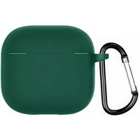 Чехол для наушников Helmet Airpods 4, silicone, Dark Green