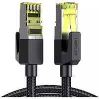 Кабель для IT Ugreen 80423, Cat7 Round Ethernet Cable, 10Gbps, 2m, Black