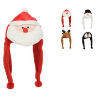 Decor de Crăciun și Anul Nou Promstore 54339 Caciula Christmas cu sireturi si pompon 50cm