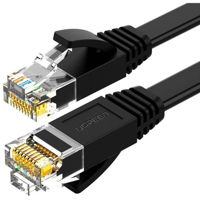 Кабель для IT Ugreen 60545 Ethernet Cable Cat 6 8-Core U/UTP 26AWG Copper Clad Aluminum 1.5M, Black