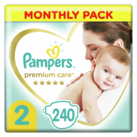 Scutece Pampers Premium Care Box 2, Mini (4-8 kg), 240 buc