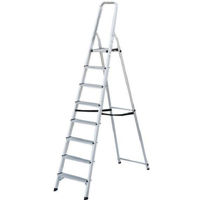 Scară Lider-Tech AF0108A Scara cu suport aluminiu, 8 trepte, H=2.32m, sarcina max.150kg