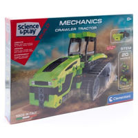 Конструктор Clementoni Mechanics Tractor pe senile de ferma (75064)