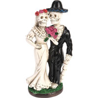 Декор Promstore 53745 Suvenir Halloween - schelete din ceramica, 16 cm
