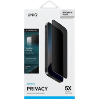 Стекло защитное для смартфона UNIQ Optix Privacy for iPhone 16 Plus, Black