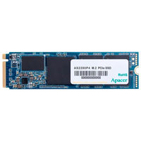 .M.2 NVMe SSD   512GB  Apacer AS2280P4 [PCIe 3.0 x4, R/W:2100/1500MB/s, 250K/240K IOPS, 3D TLC]