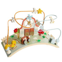 Puzzle Premaman PJQKD7-CCC-UNQ Joc din lemn cu spirale Ferma