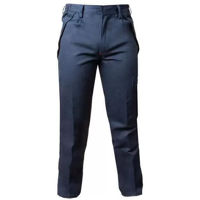 Îmbrăcăminte de lucru Profmet 365611 Pantaloni pentru sudor, XXL,100% bumbac, ignifug si antistatic 350 g/m²,albastru inchis