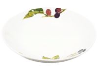 Тарелка 20.5cm глубокая ягоды-листья, фарфор