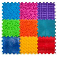 Коврик игровой Ortek 10205 Коврик ортопедический массажный 9эл 26x26cm