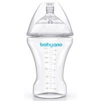 Поильник BabyOno 1451 Biberon cu tetina anticolici 260ml NATURAL NURSING