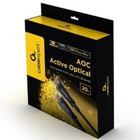 Cable HDMI to HDMI Active Optical 20.0m Cablexpert, 4K UHD, Ethernet, Blister, CCBP-HDMI-AOC-20M