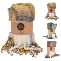 Домашний текстиль H&S 36732 Patura 125x150cm cu franjuri, din poliester