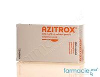 Azitrox®  pulb./susp. orala 200 mg/5 ml 15 ml N1 (Azitromicina) Zentiva
