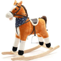 Детское кресло-качалка Baby Mix 46435 Лошадка-качалка музыкальная