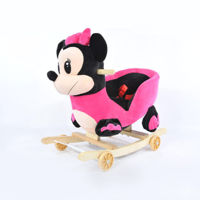 Balansoar 2 în 1 din lemn Mickey Mouse Pink