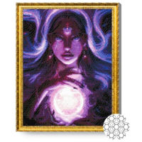 Картина по номерам Art Gallery GA84479 Mozaic cu diamante 40x50cm Vrajitoare