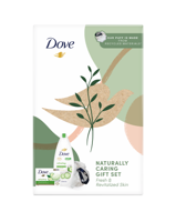 Подарочный набор DOVE WOMEN FRESH & REVITALIZED (Гель для душа 250 мл + Мыло 90 г) + Пуф в подарок 2023