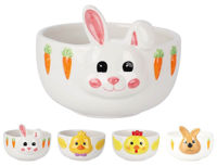 Салатница Promstore 54844 Салатница 12 см, Кролик, Курица, Утка, ассорти