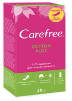 Ежедневные прокладки Carefree Cotton Aloe 30шт