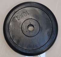 Disc metal cauciuc 10 kg, d=30 mm (4177)