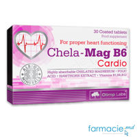 Chela-Mag B6 Cardio (Mg,Vit B6,Vit B1,Vit B12,Ac.folic) comp. N30 Olimp
