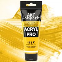 Краска акриловая Art Kompozit, (113) Желтый средний, 75 мл
