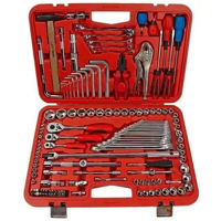 Set de unelte de mână Jetech 016J142 Set capuri tubulare 1/2", 3/8", 1/4'', 142 obiecte