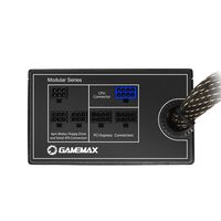 Power Supply ATX 600W GAMEMAX GM-600, 80+ Bronze, Modular cable, Active PFC,140mm silent fan, Retail