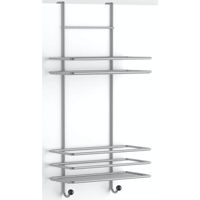 Полка для ванной Teknotel Raft 2 niveluri metal 17x30x50cm, chrom