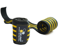 OLIMP PROFI WRIST WRAPS YELLOW/BLACK