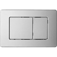 Кнопка смыва Nomi 097-L сталь хром мат