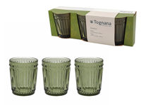 Set pahare pentru vin Tognana Dorico 3buc, 310ml, verde