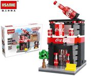 Конструктор Hsanhe mini Street Coca-Cola 194дет 21X15,X5cm