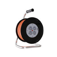 Prelungitor electric TEB Electrik 72349 Prelungitor cu tambur, 25m, 4 prize, 3x1.5mm² 9A, protecție la suprasarcină, ІР44 (310.025.401)