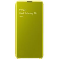 Husă pentru smartphone Samsung EF-ZG970 Clear View Cover Beyound Yellow