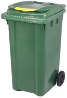 Бак мусорный 360 л - на колесах (зеленый)  UNI