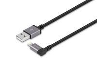 Lightning Cable Moshi, with conector 90 degrees, Black